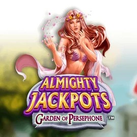 Almighty Jackpots: Garden of Persephone casino game by Novomatic – featured logo at Magius Casino
