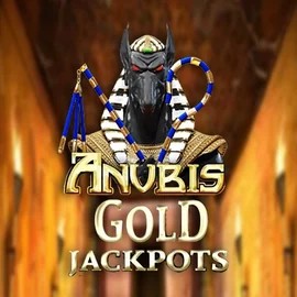 Anubis Gold Jackpots slot logo by Inspired Gaming at Magius Casino