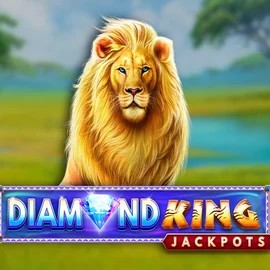 Diamond King Jackpots logo by SpinPlay Games at Magius Casino
