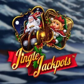 Jingle Jackpots online game logo by Dragon Gaming on magiusscasino.ca