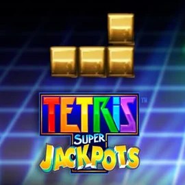 Tetris Super Jackpots slot visual from WMS available on magiusscasino.ca